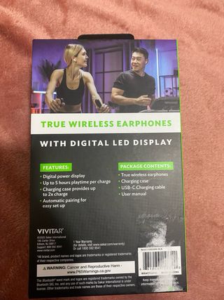 Auriculares Inalámbricos Vivitar True Wireless