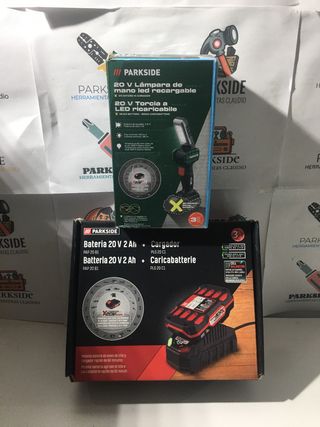 Linterna LED Recargable Parkside 20V