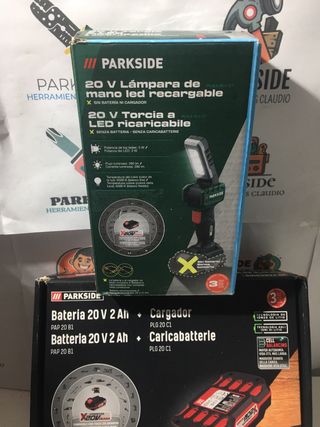Linterna LED Recargable Parkside 20V