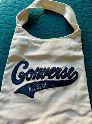 Borsa Converse All Star cotone rosa e blu