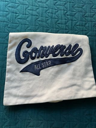 Borsa Converse All Star cotone rosa e blu