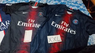 3 Camisetas PSG Mbappe Tallas M, L, XXL
