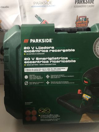 Lijadora excéntrica Parkside 20V X20 Team