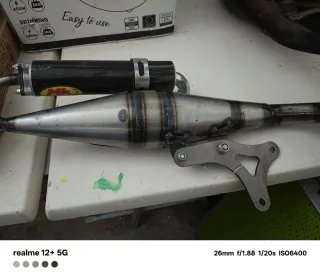 Tubo de escape ciclomotor MK