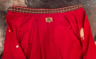 Camisa La Martina Roja Bordada