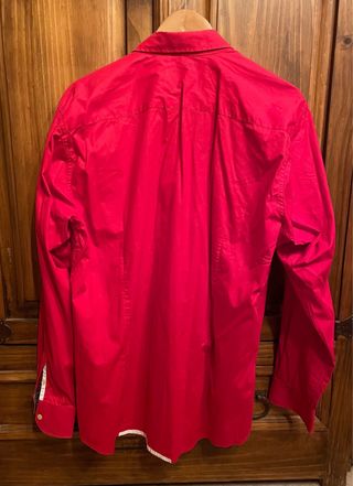 Camisa La Martina Roja Bordada