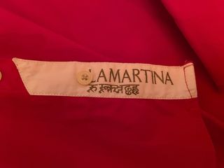 Camisa La Martina Roja Bordada