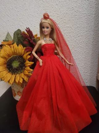 Barbie Sposa in Abito Rosso