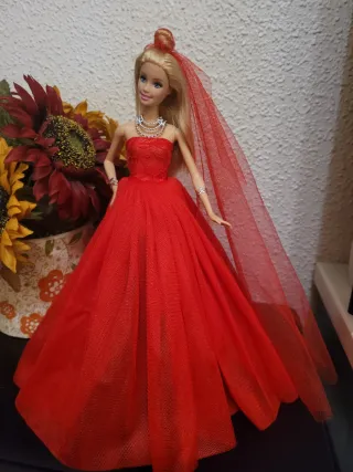 Barbie Sposa in Abito Rosso