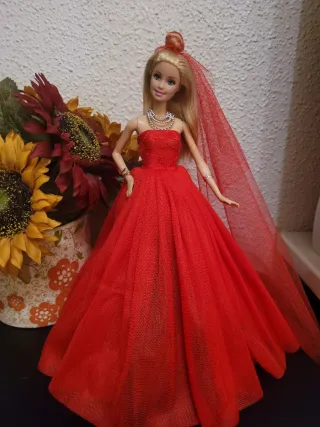 Barbie Sposa in Abito Rosso