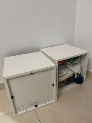 2 cubos Eket Blanco Ikea