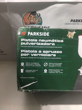 Pistola Neumática Pulverizadora Parkside