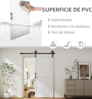 Puerta Corredera Granero con Herrajes