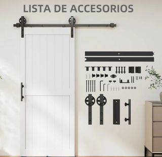 Puerta Corredera Granero con Herrajes