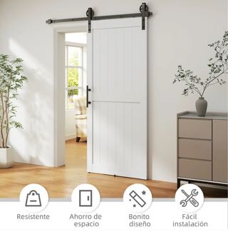 Puerta Corredera Granero con Herrajes