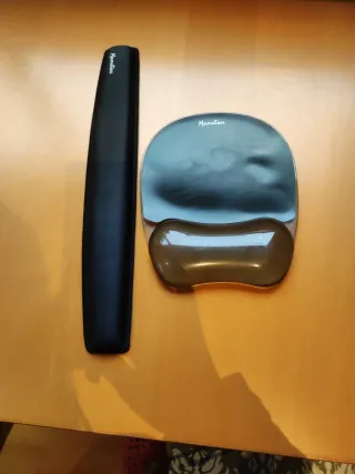 Alfombrilla raton y reposamuñecas para teclado