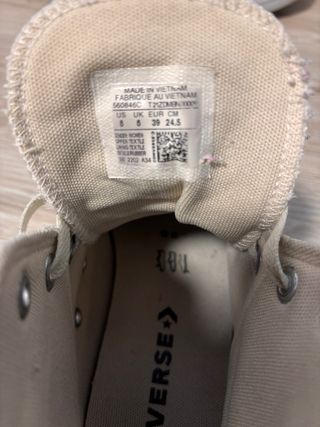 Converse Chuck Taylor All Star Plataforma Beige