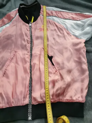 Chaqueta Bomber Diesel Negra Multicolor