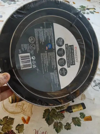 3 Bols de Acero Inoxidable Nuevos