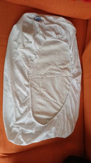 Protector impermeable mini cuna 77x50cm