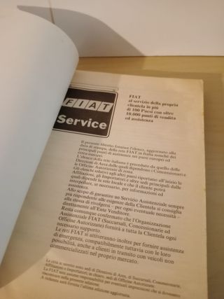 Manual Fiat Uno - Uso y Cuidado 1991