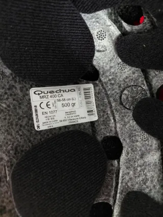 Casco de esquí infantil Quechua rojo, impecable