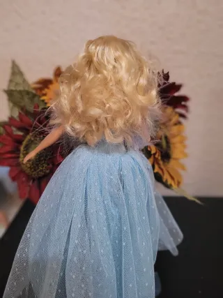 Muñeca Barbie Vestido Azul