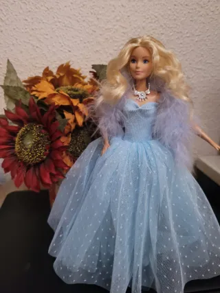 Muñeca Barbie Vestido Azul