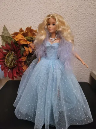 Muñeca Barbie Vestido Azul
