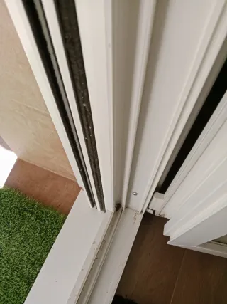 Puerta balconera PVC blanco