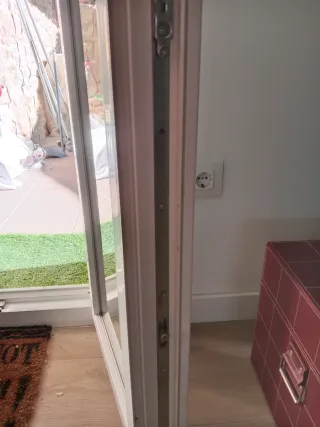 Puerta balconera PVC blanco