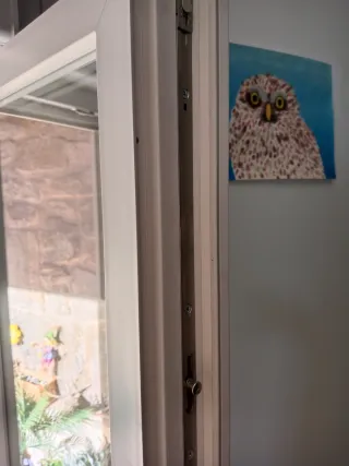 Puerta balconera PVC blanco