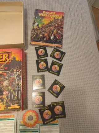 Warhammer Fantasy Caja y Elementos