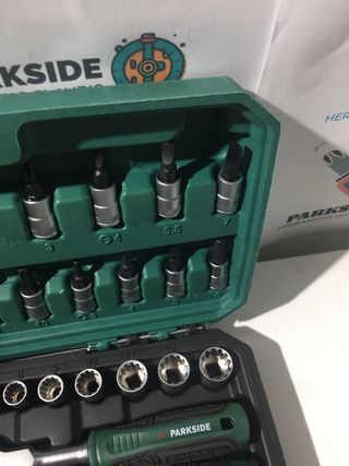 Set Llaves Vaso Carraca 360 Parkside