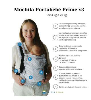 Mochila Portabebés Little Frog