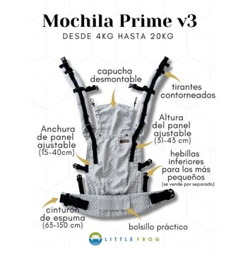 Mochila Portabebés Little Frog