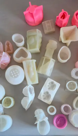 Lote de moldes de silicona