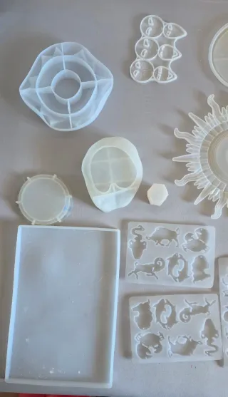 Lote de moldes de silicona
