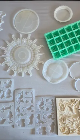 Lote de moldes de silicona