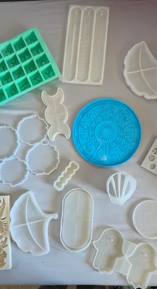 Lote de moldes de silicona