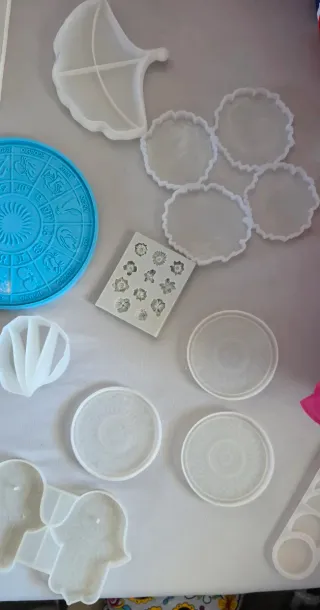 Lote de moldes de silicona