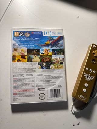 Wii Motion Plus Zelda Dorado + Legend of Zelda