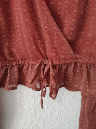 Blusa Noon color teja talla XS