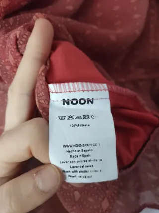 Blusa Noon color teja talla XS