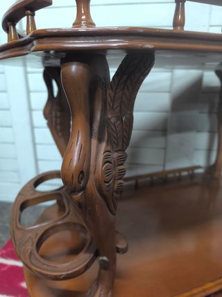 Camarera Vintage Madera y Metal