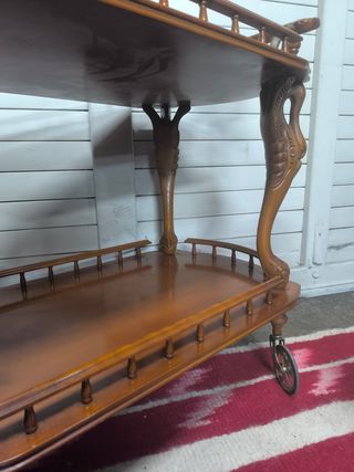 Camarera Vintage Madera y Metal