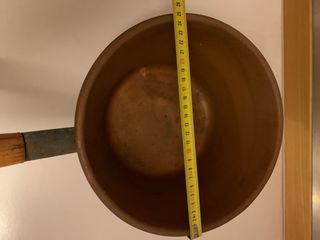 Pentola in rame per polenta e zuppe