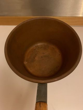 Pentola in rame per polenta e zuppe