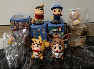 Figuras Shinchan Crayon y otros