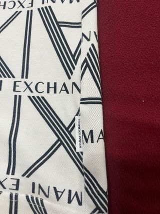 Polo Armani Exchange AX Blanco y Negro